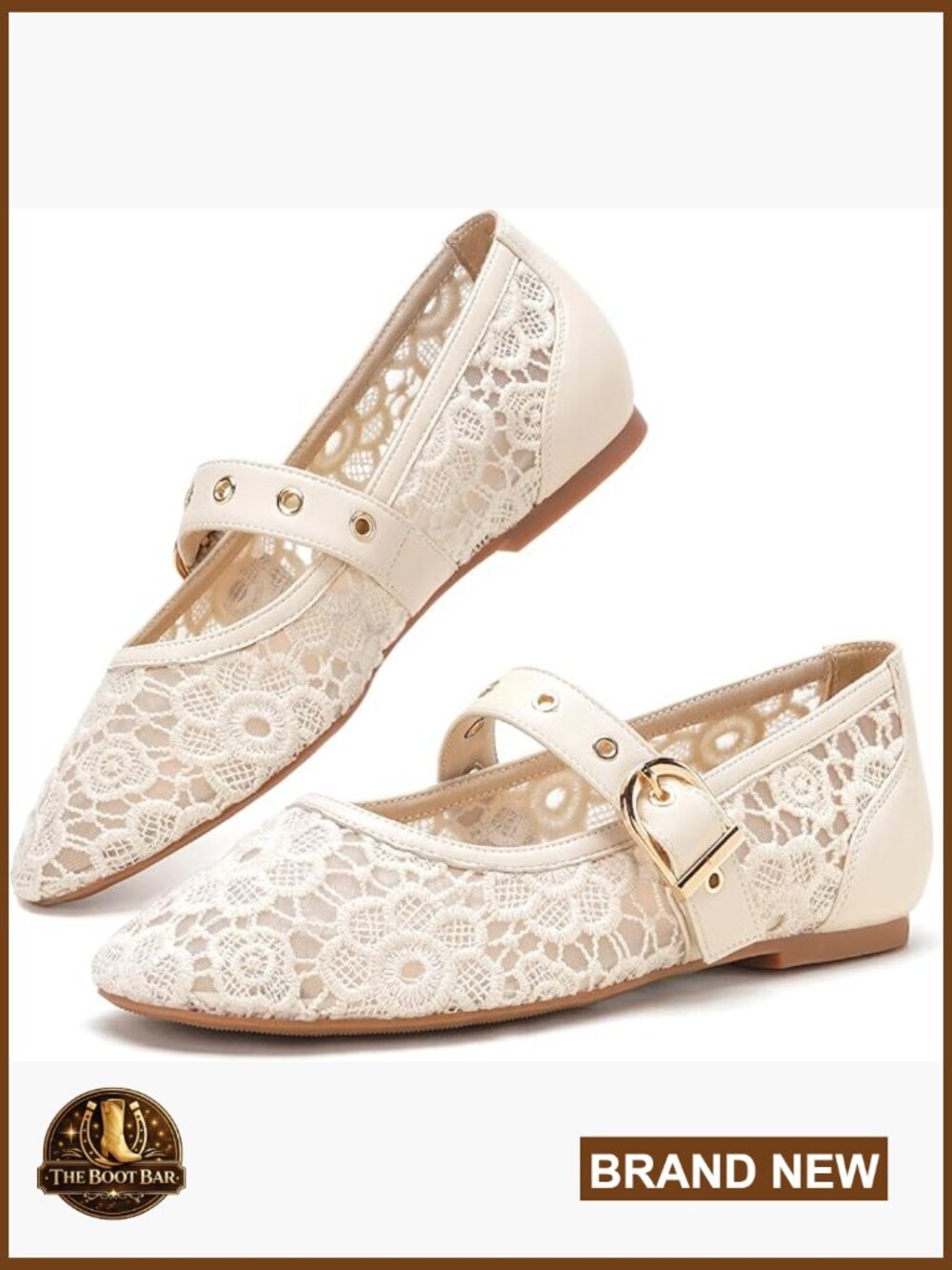 Women's Mary Jane Flats Round Toe Ballet Flat with Buckle Dressy Comfortable